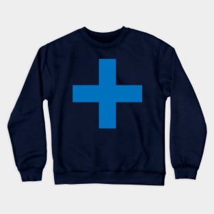 Greek cross (blue) Crewneck Sweatshirt